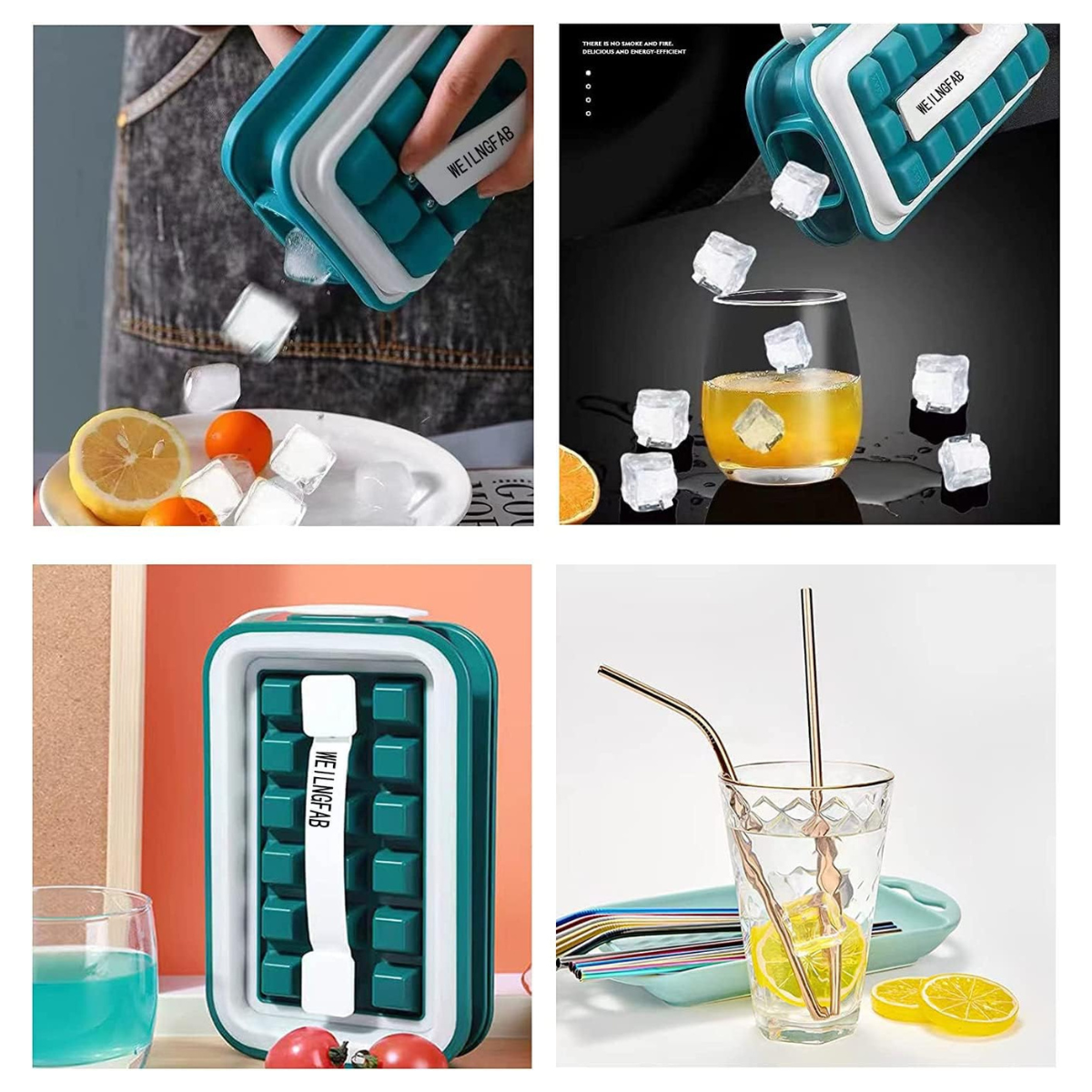 Enfriador de Bebidas 2 en 1 con Moldes